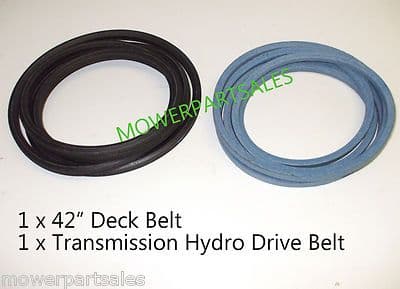 Jonsered  Cutter Belt and Hydro Transmission Drive Belt Set Fits 42