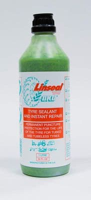 Linseal OKO Tyre Sealant 1 Litre Used for Ride On Mowers, ATV'S, Go Carts & More