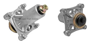 Mandrel 4 Hole Spindle Assy Husqvarna LT151, CTH163 CTH173 Jonsered, McCulloch, Partner, Craftsman, Bestgreen Mowers 187292, 532187292