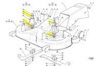 Mandrel Spindle Ball Bearing Castel Garden Mountfield Stiga Honda  Alpina