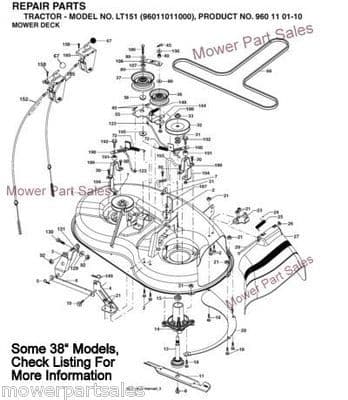 McCulloch Cutter Drive Belt Fits Some 38