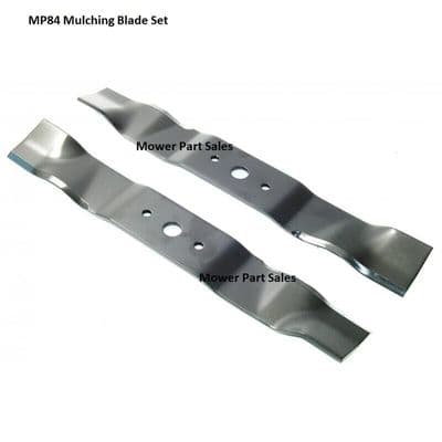 Mulching Blade Set MP84 Castel Garden XDC135 XDC140 PDC140 XDC150 182004360/0, 182004361/0