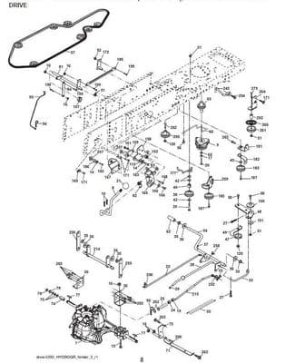 Partner Transmission Drive Belt Hydro P145HCRD P145107HRB P13592HRB P185107HRB 532170140 583036701