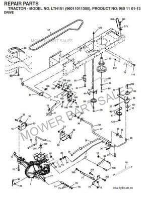 Partner Transmission Drive Belt P18107H Replaces 532140294