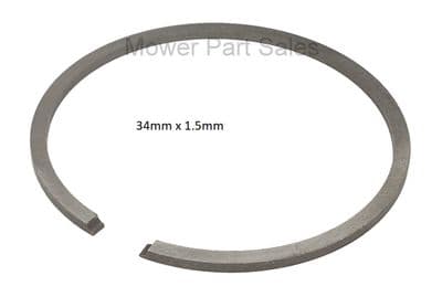 Piston Ring 34mm x 1.5mm Husqvarna & Stihl FS45 FS55 HS45 HS80 4137 034 3000