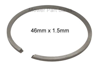 Piston Ring 46mm x 1.5mm Fits Husqvarna 357 xp, 357 xpg, 257, 55, Jonsered CS2156, Chainsaw and Strimmer, Replaces 503289014