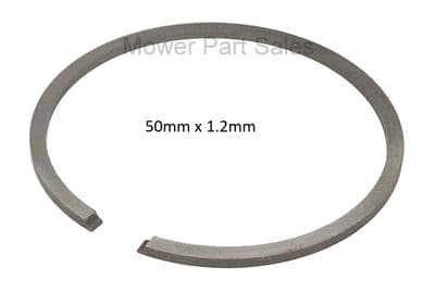 Piston Ring 50mm x 1.2mm Fits Husqvarna 371K, 371 XP, 372 XP/XPG EPA Only / X-TORQ  503289036