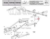 Replacement Deck Lifting Wire  Up To Year 1999 John Deere Fits 1538GR, 1238GR, 1338GR - SB82004600/0