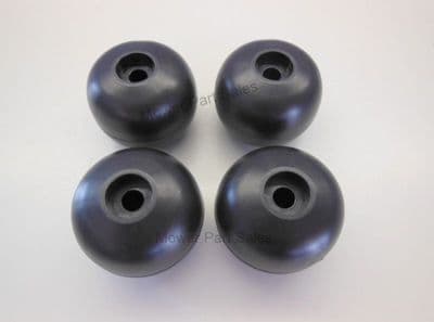 Set Of 4 x Anti Scalp Deck Wheels Castel Garden Twin Cut / Honda / Mountfield 82700002/0
