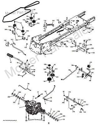 Transmission Drive Belt Fits Husqvarna CTH164, CTH184, TC239T, TC142T TC239T 532442781, 583566401