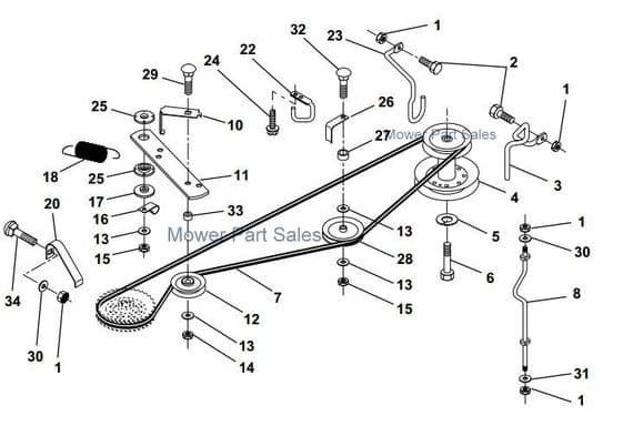 Transmission Drive Belt Kevlar Fits Husqvarna LTH130  Replaces OEM  531006044 & 532140910