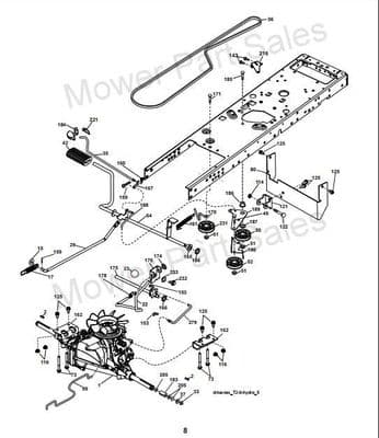 Transmission Drive Belt Kevlar Some Husqvarna Hydro LTH151, CTH126, LTH126, LTH1438, 532125907