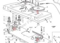 Woodruff Jackshaft Spindle Pulley Key Castel Garden Honda Mountfield Stiga John Deers  112139480/0
