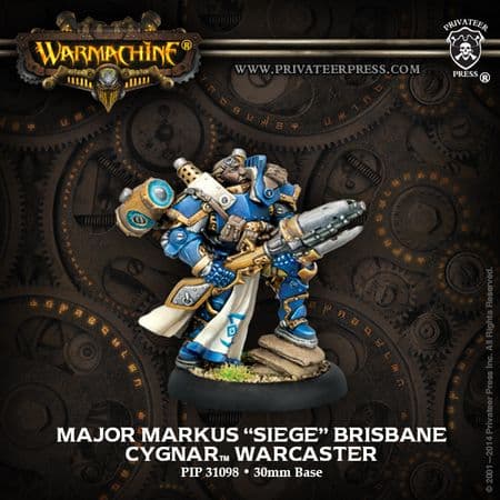 Cygnar Warcaster Major Markus Siege Brisbane 2014