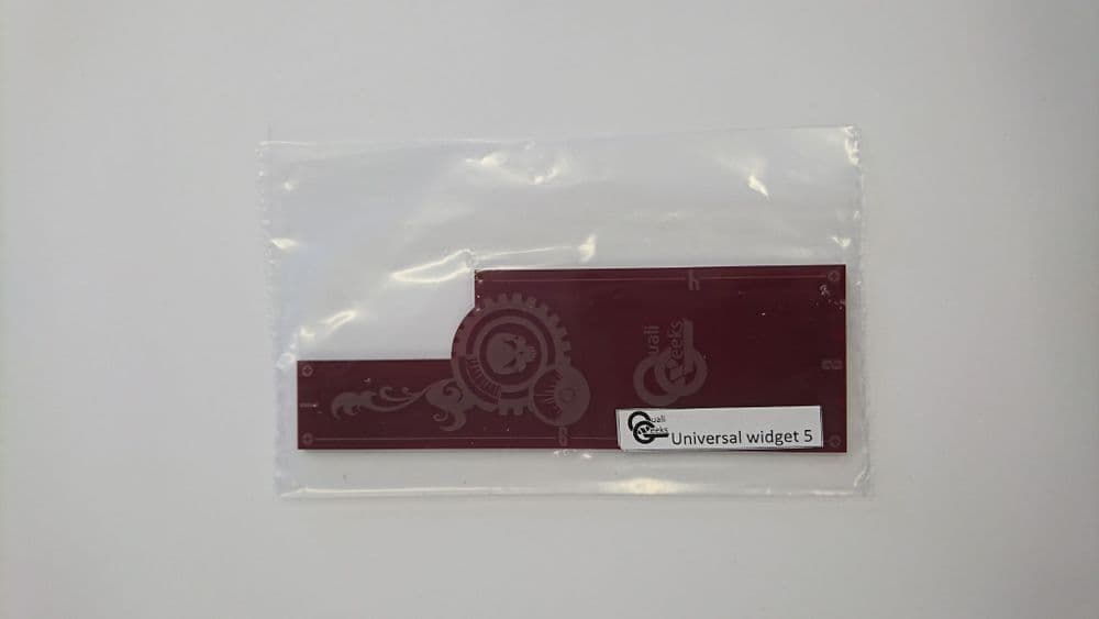 Universal widget 5 - Transparent red