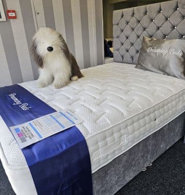 Double (4Ft6") Comfort 1000 Pocket (Dual Season) Divan Bed - Medium Feel