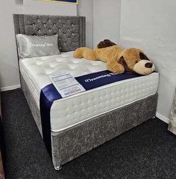 Kingsize (5Ft) Backcare 2000 Pocket Divan Bed - Firm Feel