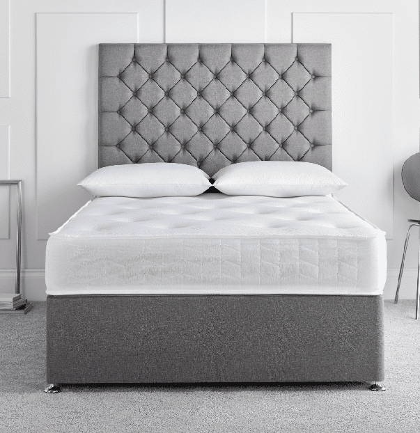 Single (3Ft) DM Memory Silk Divan Bed - Medium Feel