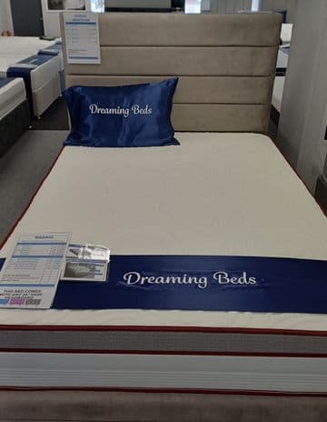 Single (3Ft) Madrid 1000 Pocket (Foam Encapsulated) Divan Bed - Medium to Firm Feel