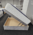 Single (3Ft) Ottoman Side Lift Base (Double Gas Action) With Headboard