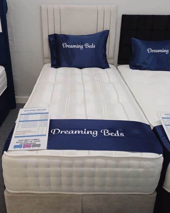 Small Double (4Ft) Eclipse Ortho Divan Bed - Firm Feel