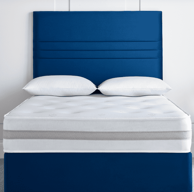 Small Double (4Ft) Gel Bonnell Divan Bed - Soft Medium Feel