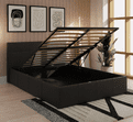 Small Double (4Ft) Michigan Ottoman Slatted Bedframe - Gas Lifting