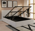 Small Double (4Ft) Michigan Ottoman Slatted Bedframe - Gas Lifting