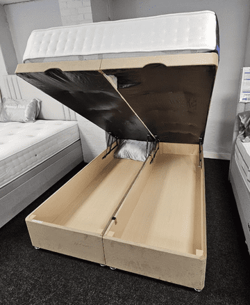 Small Double (4Ft) Ottoman Bottom Lift Base (Double Gas Action)