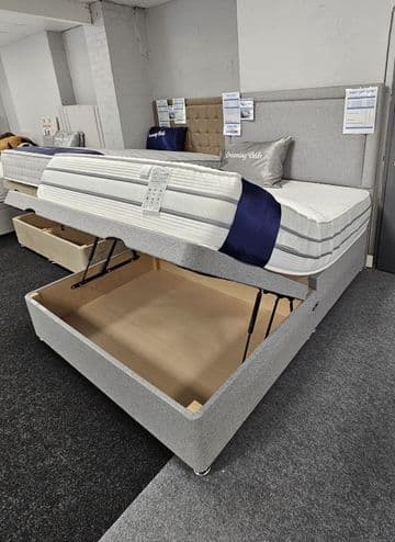 Small Double (4Ft) Ottoman Half Lift Base (Double Gas Action)