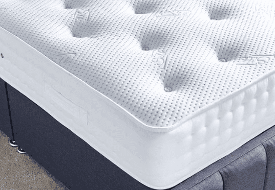 Small Double (4Ft) Silk 1000 Pocket (Dual Season) Mattress - Medium Feel