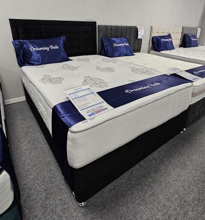 Small Double (4Ft) Venice Divan Bed - Firm Medium