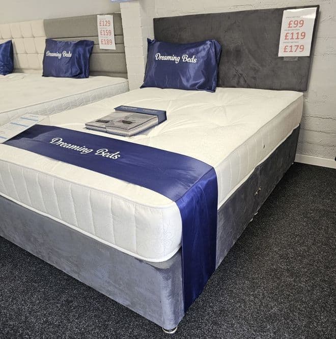 Small Double (4Ft) Windsor Divan Bed - Medium Feel