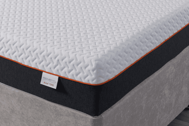 Super Kingsize (6Ft) Ariel 1000 Pocket Mattress - Medium to Firm Feel