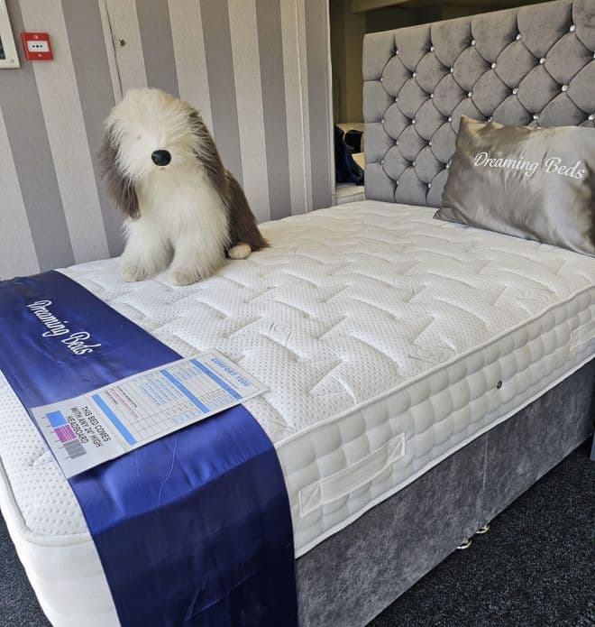 Super Kingsize (6Ft) Comfort 1000 Pocket (Dual Season) Divan Bed - Medium Feel