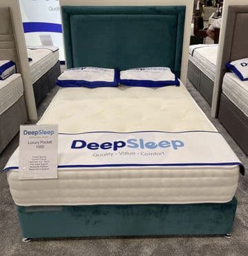 Super Kingsize (6Ft) Luxury Pocket 1000 Divan Bed - Medium to Firm Feel
