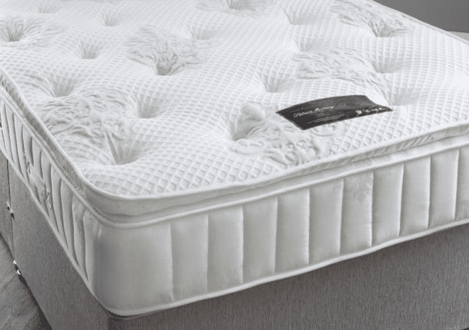 Super Kingsize (6Ft) Saturn Memory Pillow Top 1000 Pocket Mattress - Medium to Firm Feel
