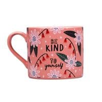 'Be Kind to Yourself' Botanical Mug