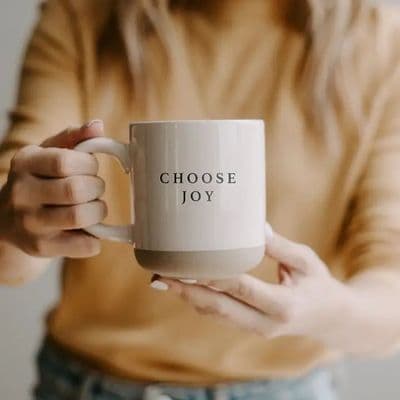 'Choose Joy' Stoneware Mug
