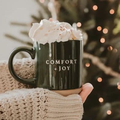 'Comfort + Joy' Stoneware Mug