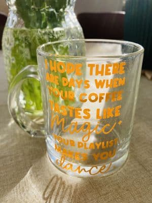 'Good Days' Glass Mug