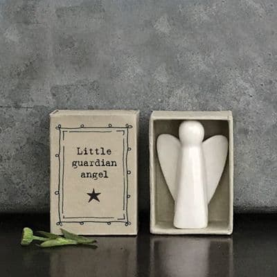 'Little Guardian Angel' Matchbox  Porcelain Keepsake by East of India