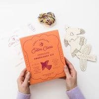 'Set of 3 Wooden Birds' Embroidery Wooden Craft Kit