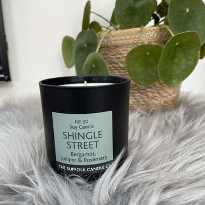 'Shingle Street' Coast Candle, Bergamot, Juniper and Rosemary, Suffolk Candle Company