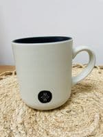 'We're All Mad Here'  Black & White Monochrome Ceramic Mug