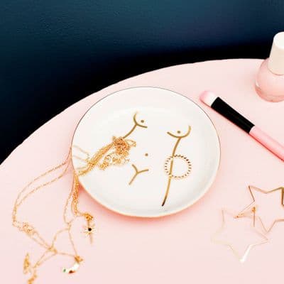 Abstract Torso Jewellery Trinket Dish