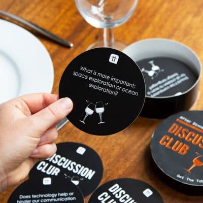 After Dinner Discussion Club/Conversation Cards