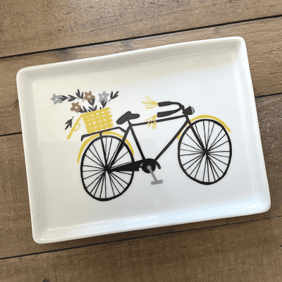 Bicicletta Ceramic Trinket Tray