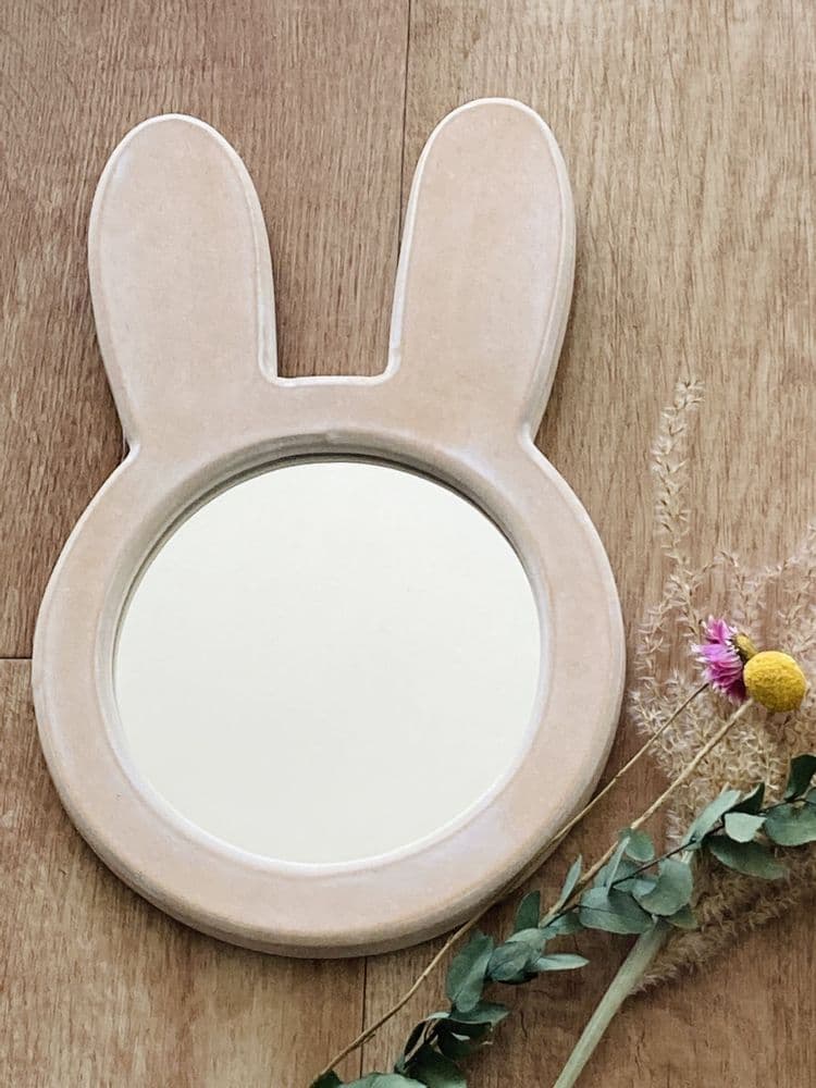 Bunny Rabbit Face Wall Mirror