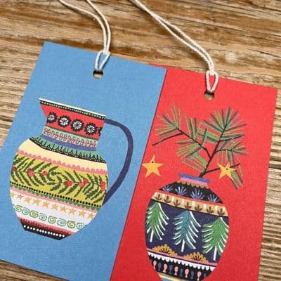 Christmas Gift Tags by Brie Harrison,  Pack of 6
